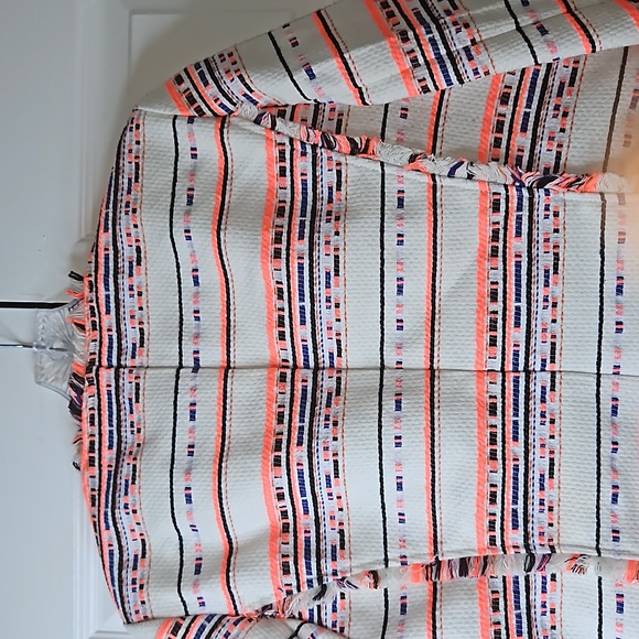 Belle Vere Blazer Neon Stripe Jacket Sz S - Picture 6 of 6